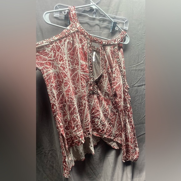 Free People Good morning cold shoulder top sz M - Picture 4 of 5
